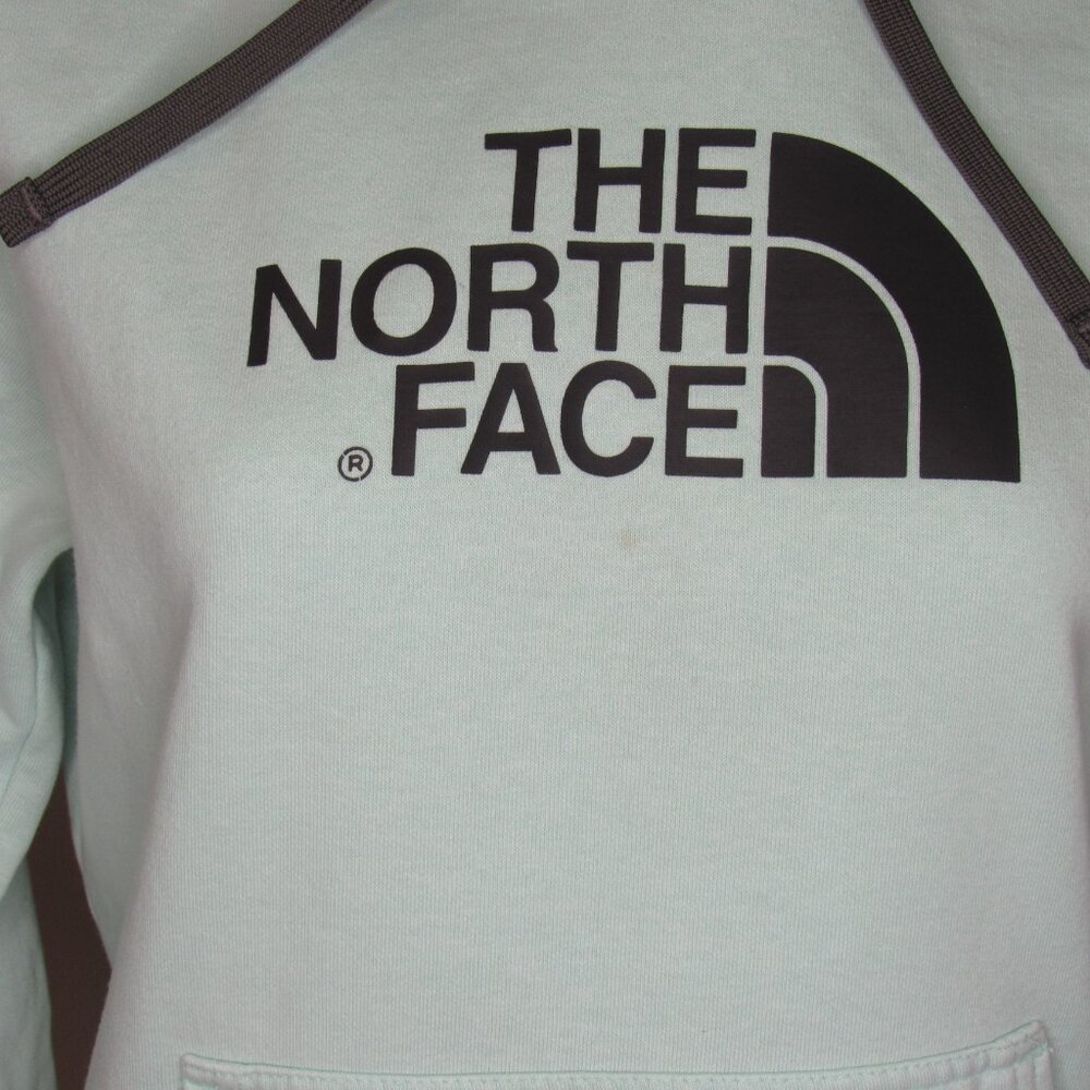 The North Face Half Dome Mint Green Hooded Sweatshirt Women's M Medium - Picture 3 of 9